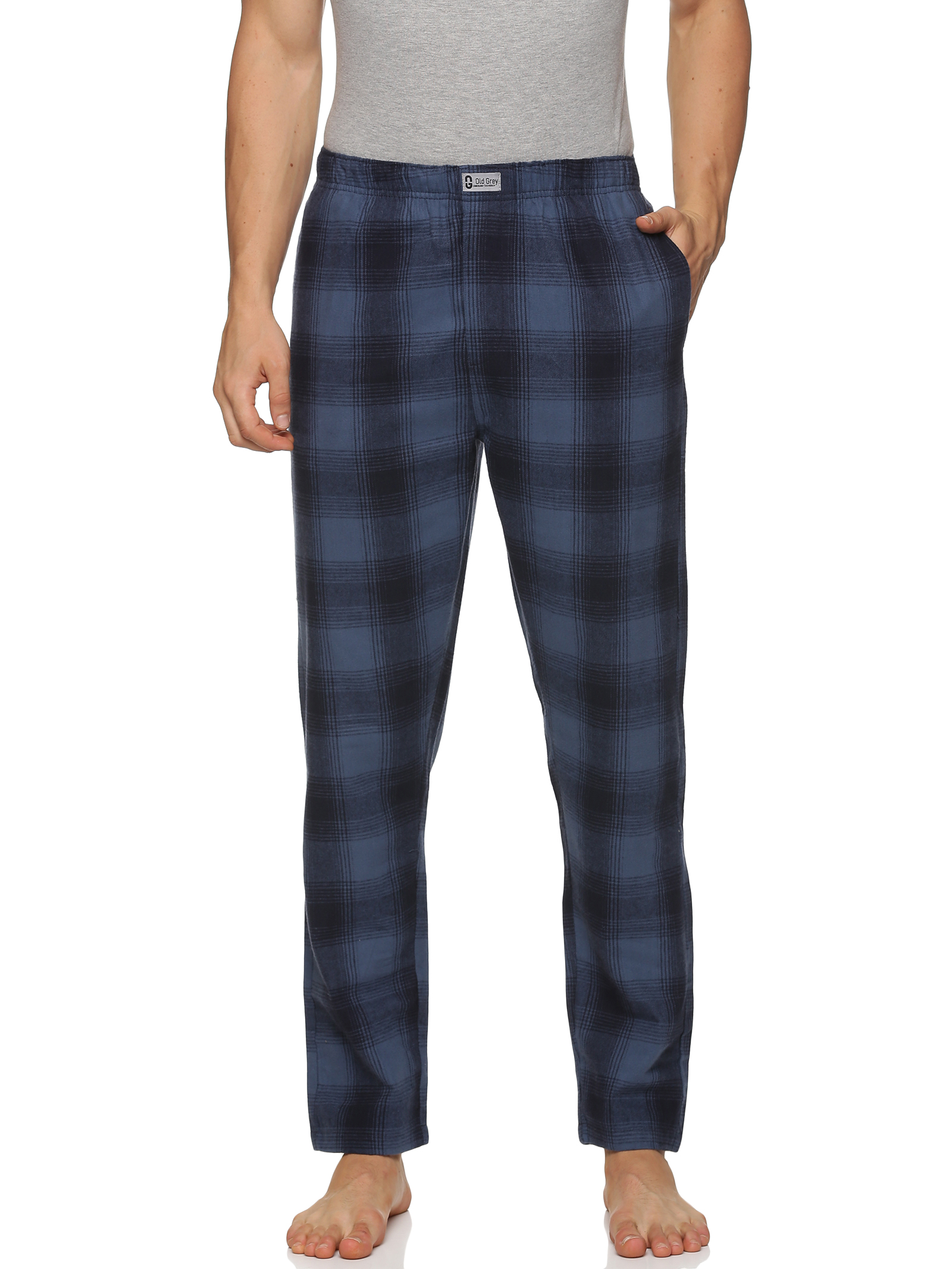 Mid Teal Pyjama Cotton Pants