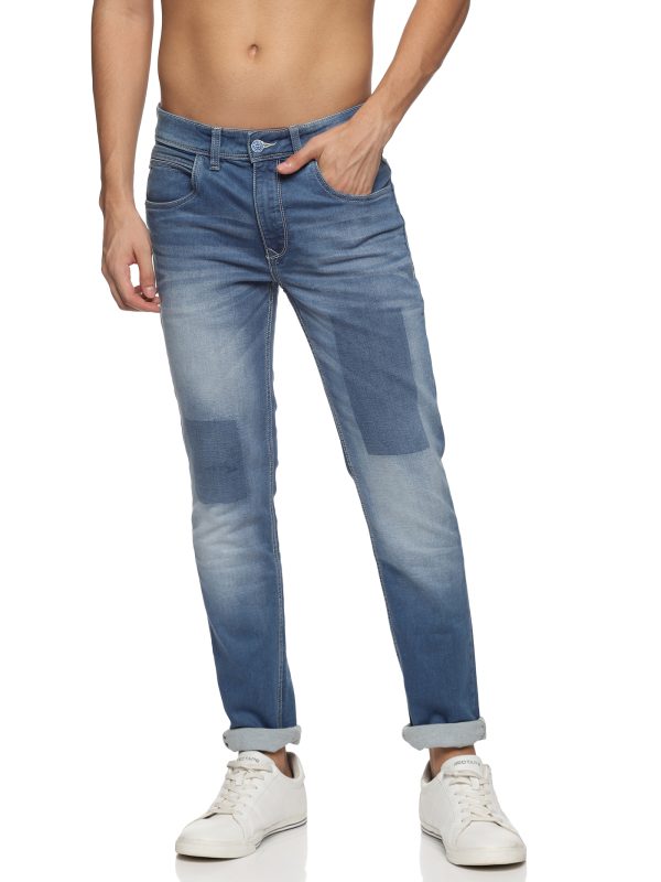 slim causal jeans pants