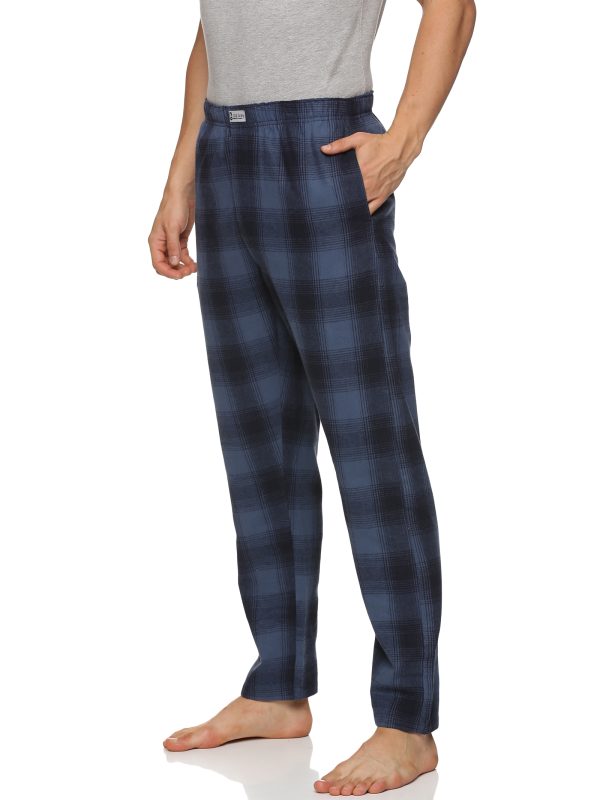 Mid Teal Pyjama Cotton Pants - Image 2