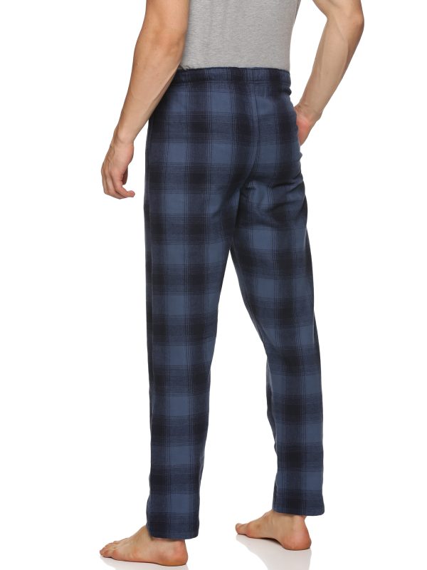 Mid Teal Pyjama Cotton Pants - Image 3