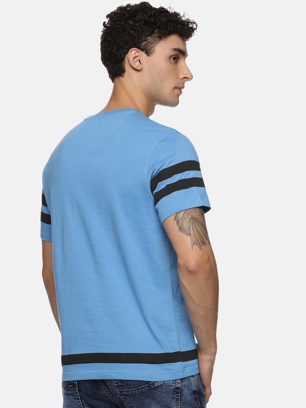 round neck blue t-shirts - Image 3