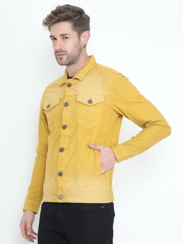Denim Yellow Jacket - Image 3
