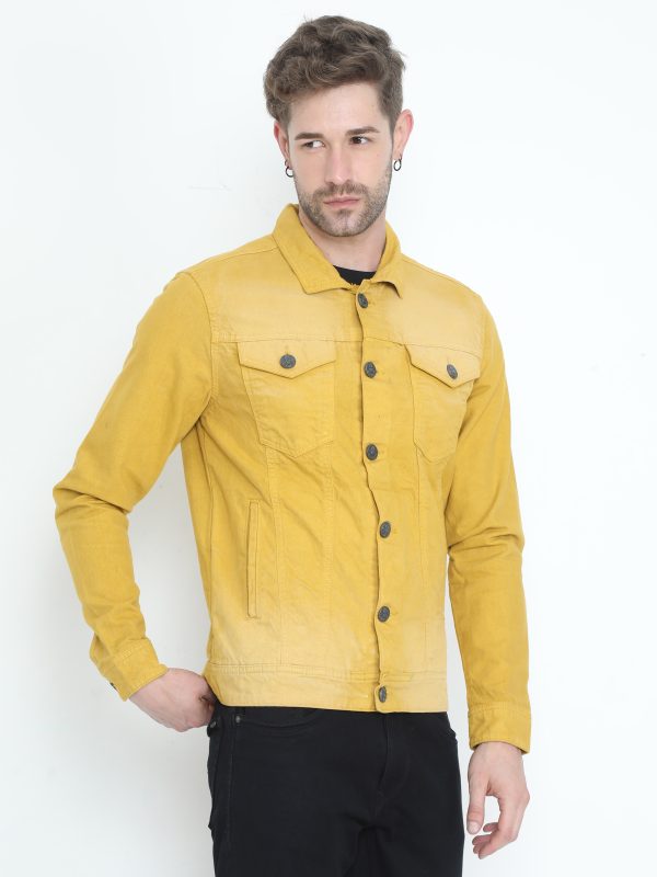 Denim Yellow Jacket - Image 4