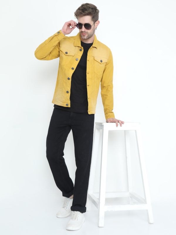 Denim Yellow Jacket - Image 8