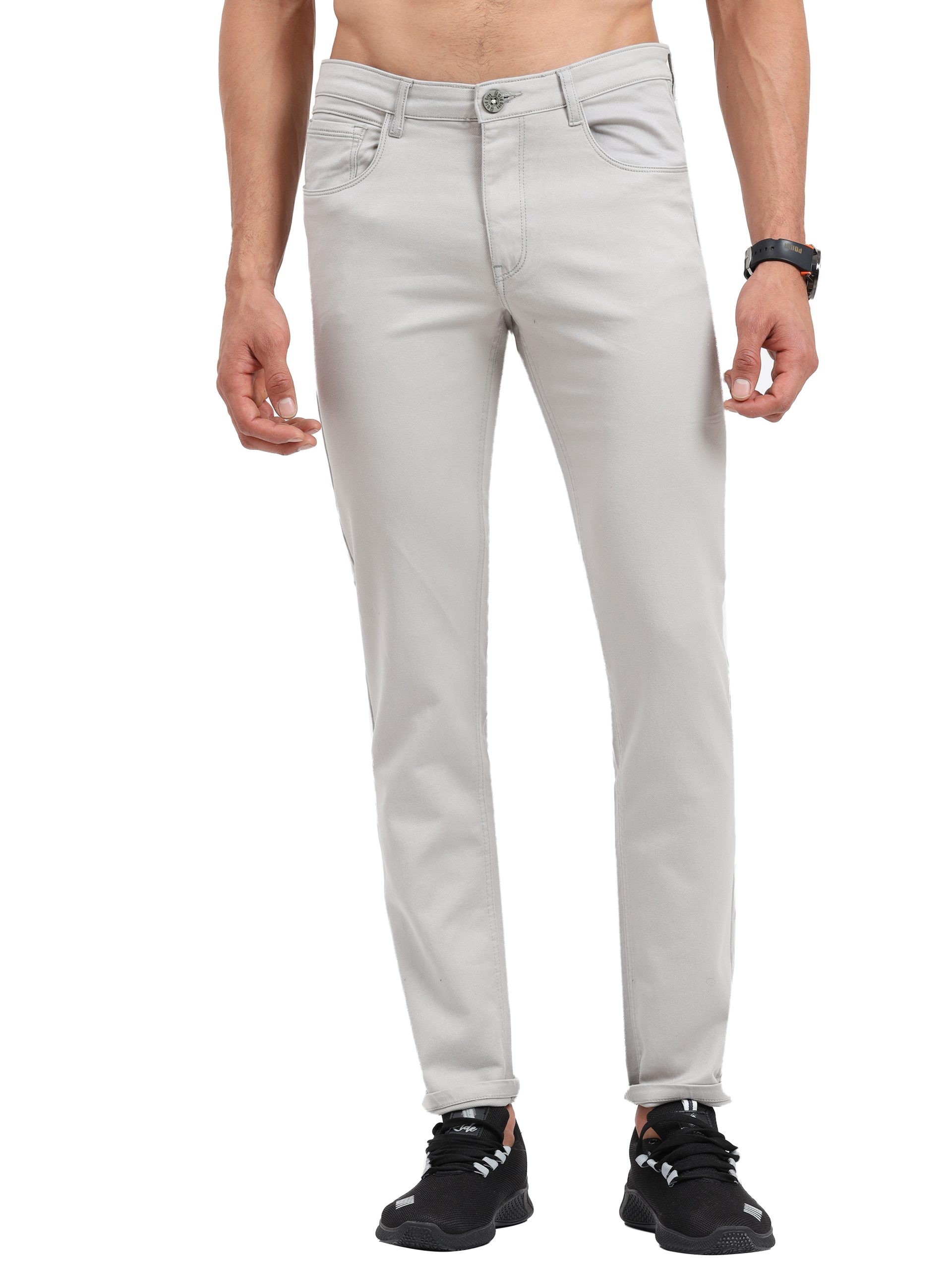Tapered Fit Mid Jeans