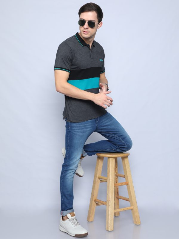 Grey Polo NECK T-shirts - Image 6